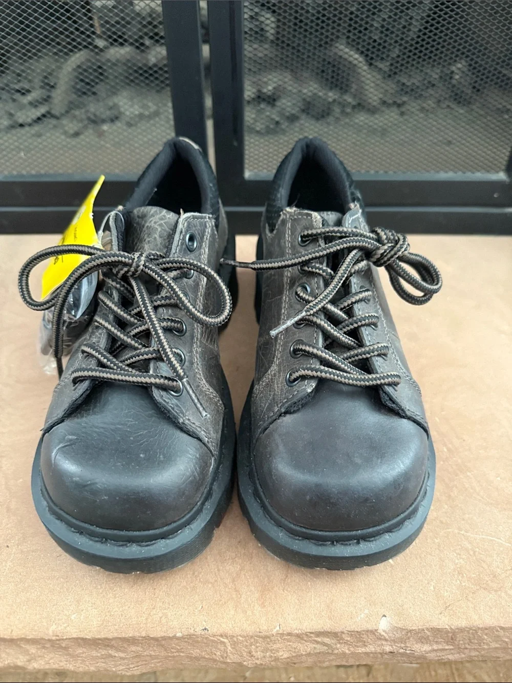 VTG Y2K Dr. Martens Chunky Melissa Derby Oxford Greenland Leather UK 4 US 6